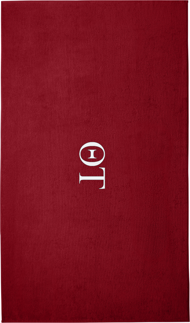 Theta Chi Lettered Beach Towels
