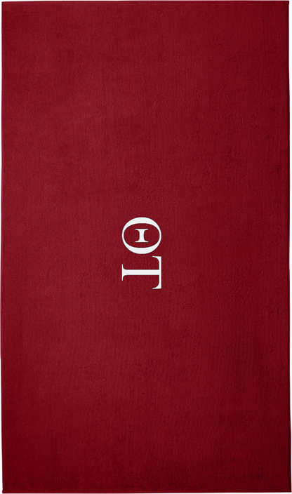 Theta Chi Lettered Beach Towels