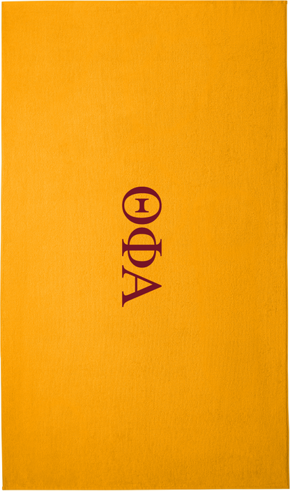 Theta Phi Alpha Lettered Beach Towels