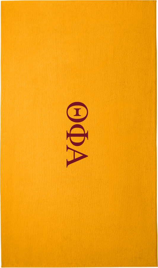 Theta Phi Alpha Lettered Beach Towels