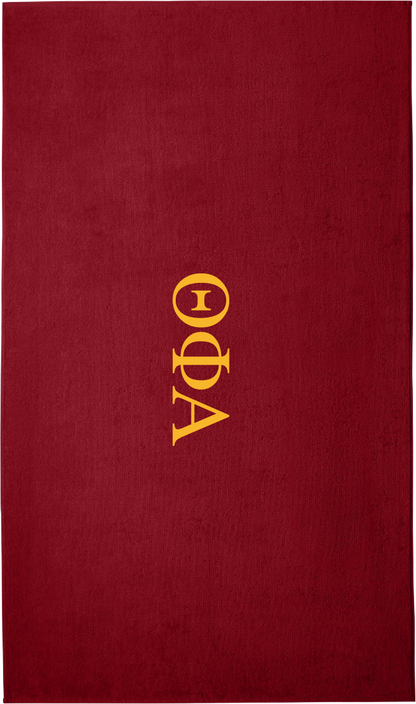 Theta Phi Alpha Lettered Beach Towels