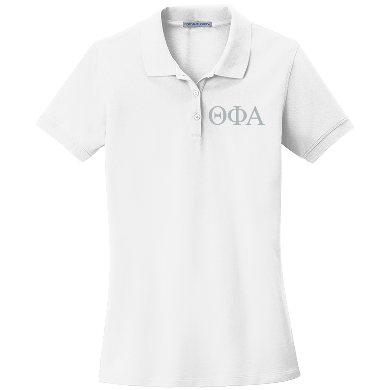 Theta Phi Alpha Ladies' Embroidered Polo Shirt