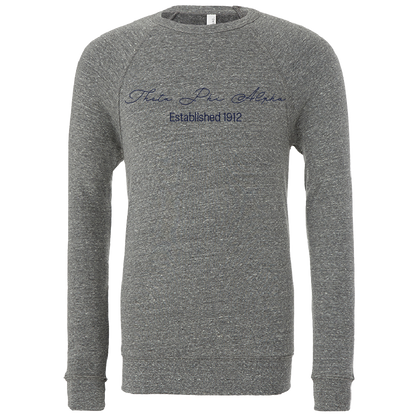 Theta Phi Alpha Embroidered Scripted Name Crewneck Sweatshirts