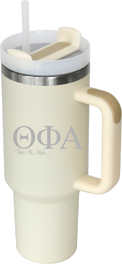 Theta Phi Alpha Lettered 40oz Tumblers