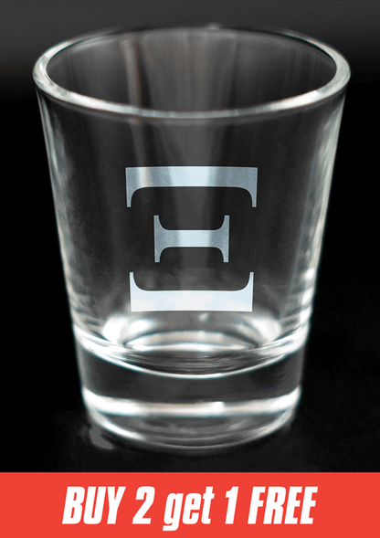 Greek Letter Shot Glasses