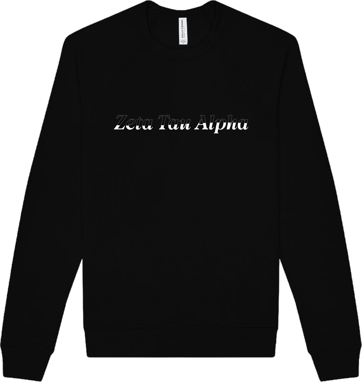 Zeta Tau Alpha Stitched Outline Crewnecks