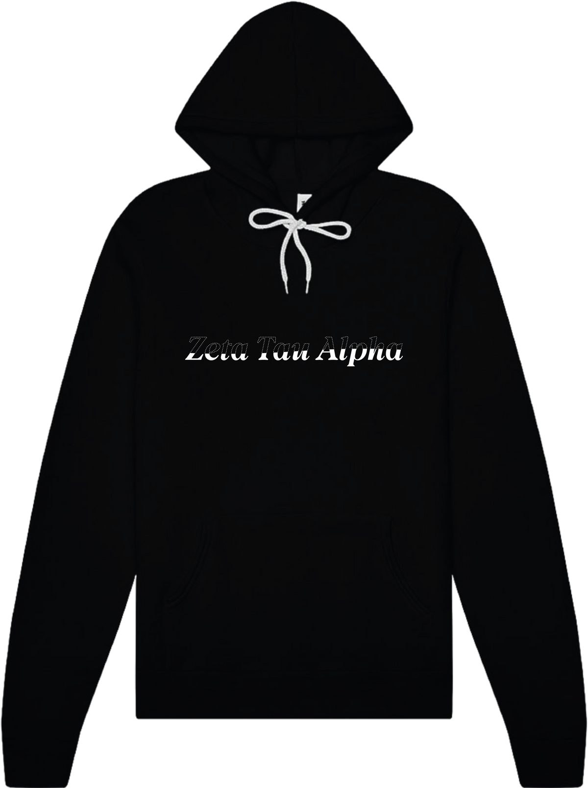Zeta Tau Alpha Stitched Outline Hoodies
