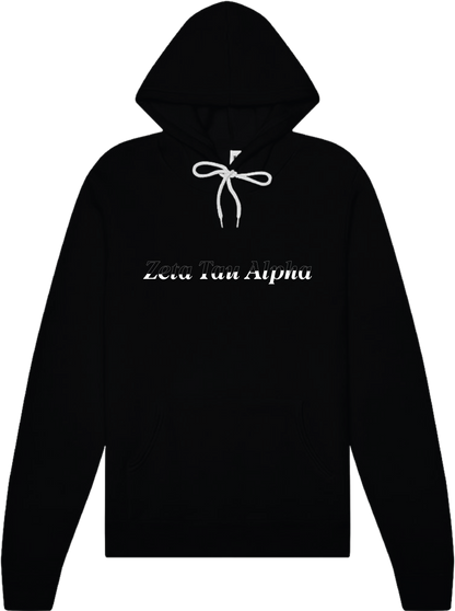 Zeta Tau Alpha Stitched Outline Hoodies
