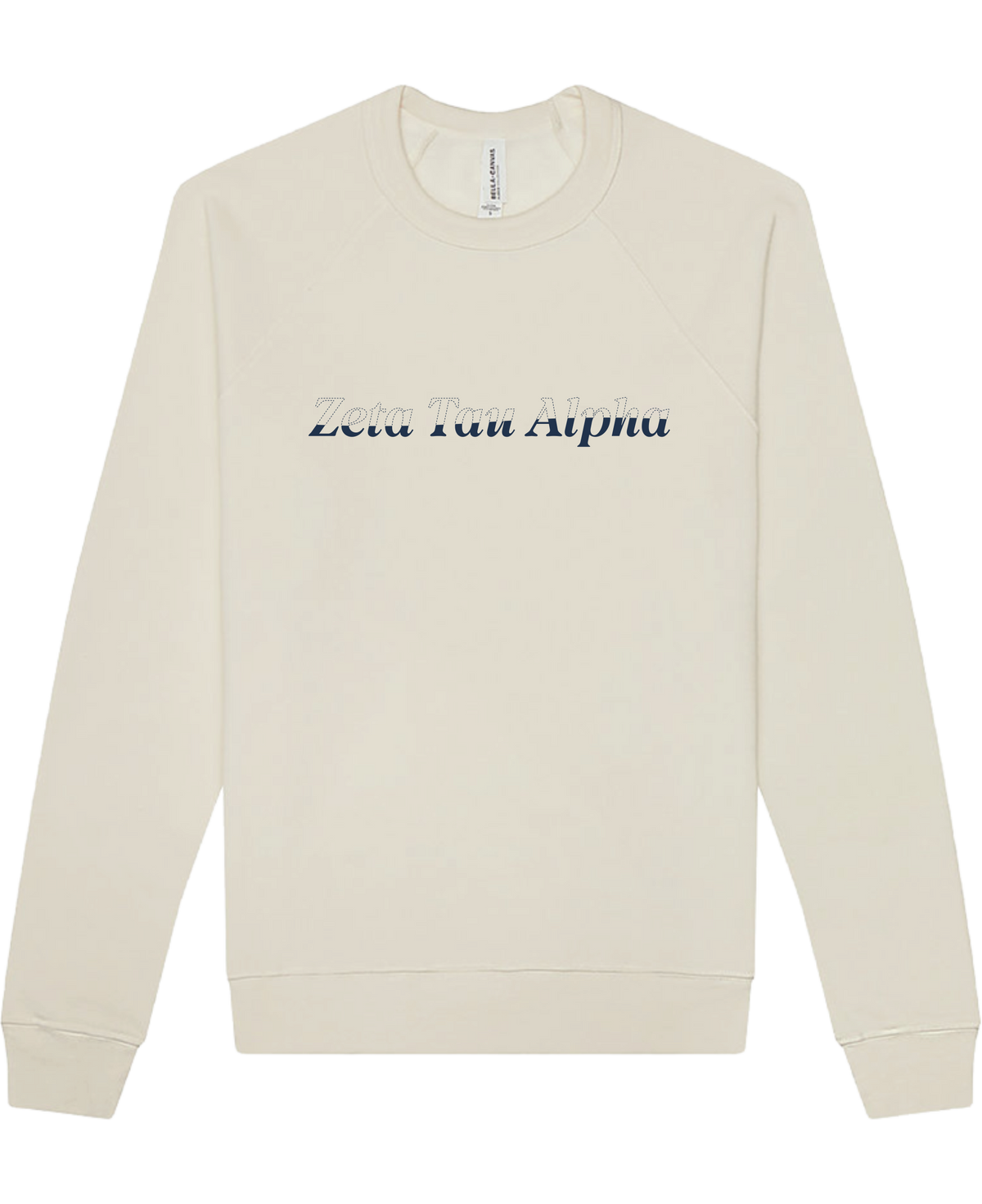 Zeta Tau Alpha Stitched Outline Crewnecks