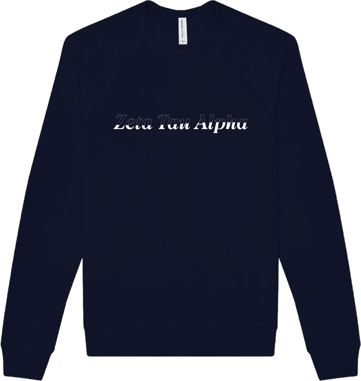 Zeta Tau Alpha Stitched Outline Crewnecks