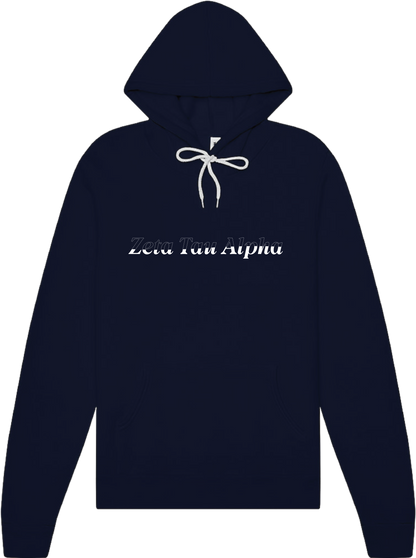 Zeta Tau Alpha Stitched Outline Hoodies