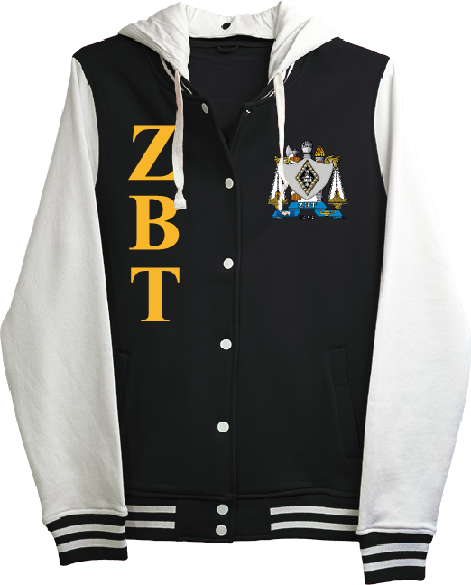 Zeta Beta Tau Varsity Hooded Sweatshirt