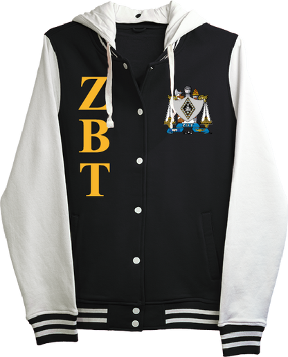 Zeta Beta Tau Varsity Hooded Sweatshirt