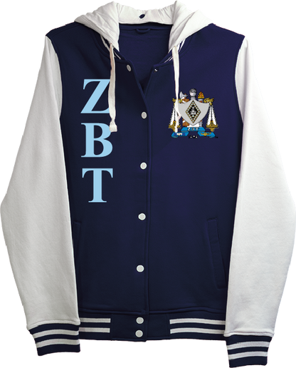 Zeta Beta Tau Varsity Hooded Sweatshirt