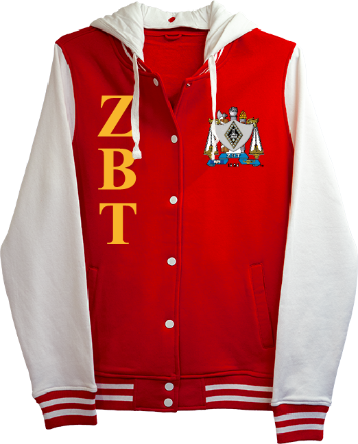 Zeta Beta Tau Varsity Hooded Sweatshirt
