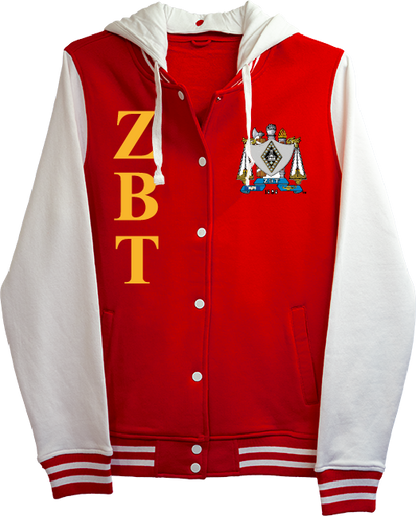 Zeta Beta Tau Varsity Hooded Sweatshirt