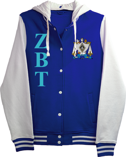 Zeta Beta Tau Varsity Hooded Sweatshirt