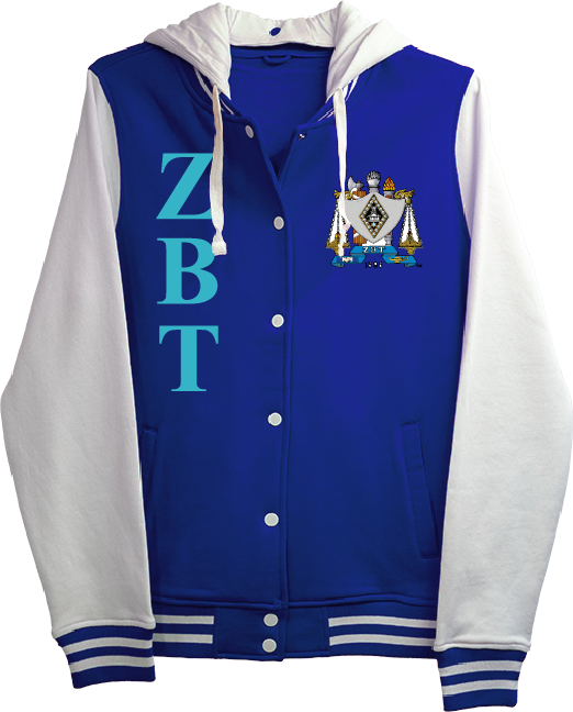 Zeta Beta Tau Varsity Hooded Sweatshirt