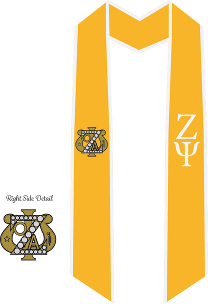 Zeta Psi Graduation Stoles