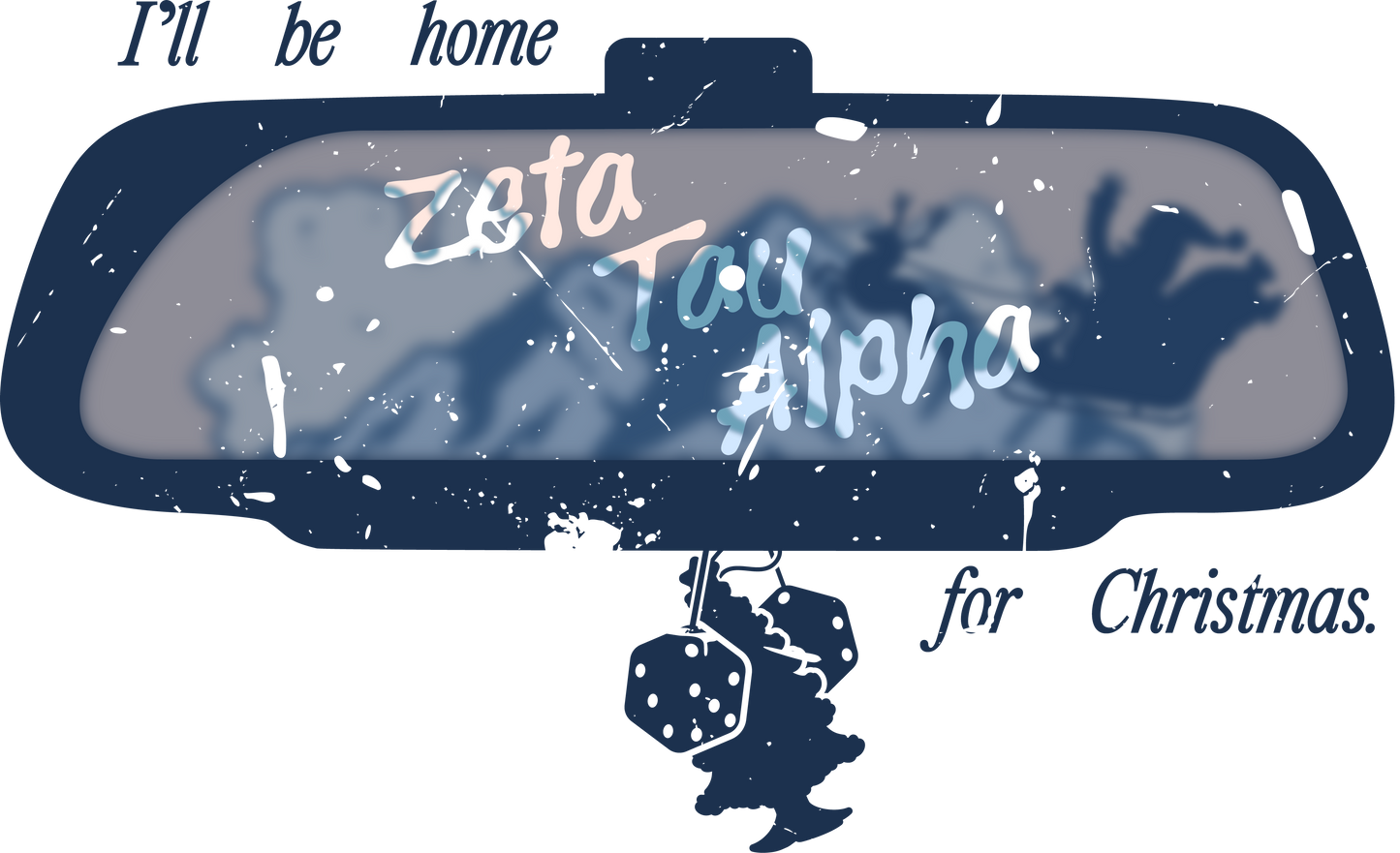 Zeta Tau Alpha Holiday Road Trip Graphic Tee