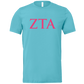 Zeta Tau Alpha Lettered Short Sleeve T-Shirts