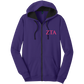 Zeta Tau Alpha Zip-Up Hooded Sweatshirts
