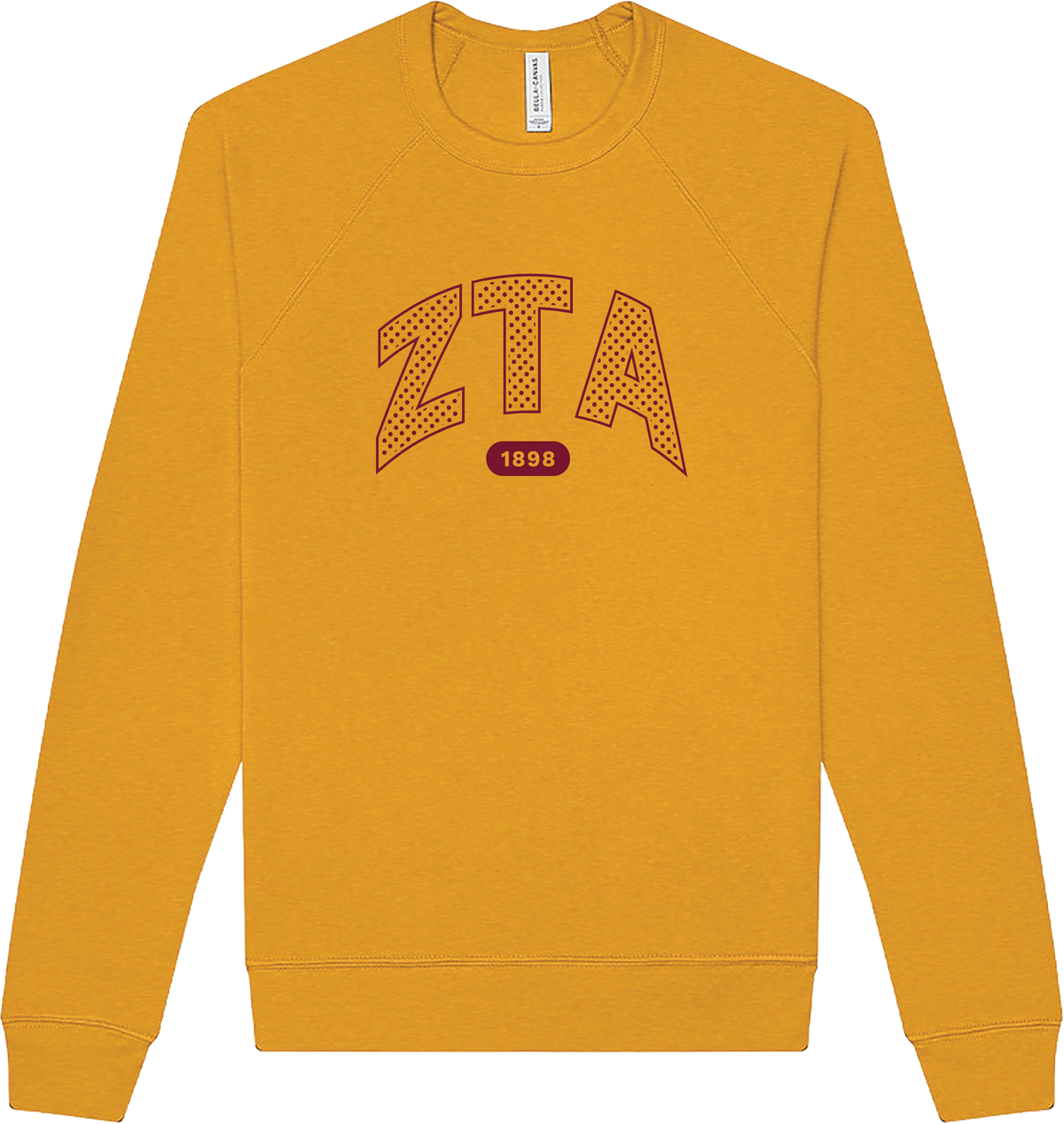 Zeta Tau Alpha Varsity Polka Dot Crewneck