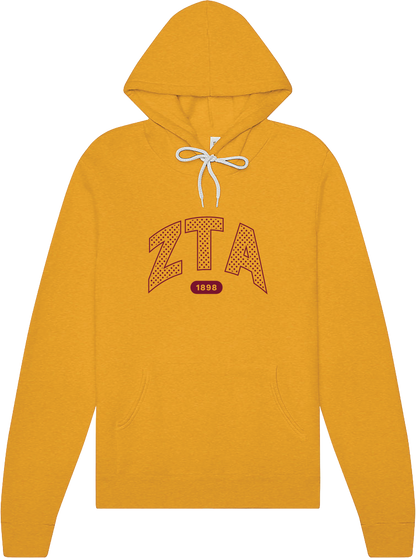 Zeta Tau Alpha Varsity Polka Dot Hoodie