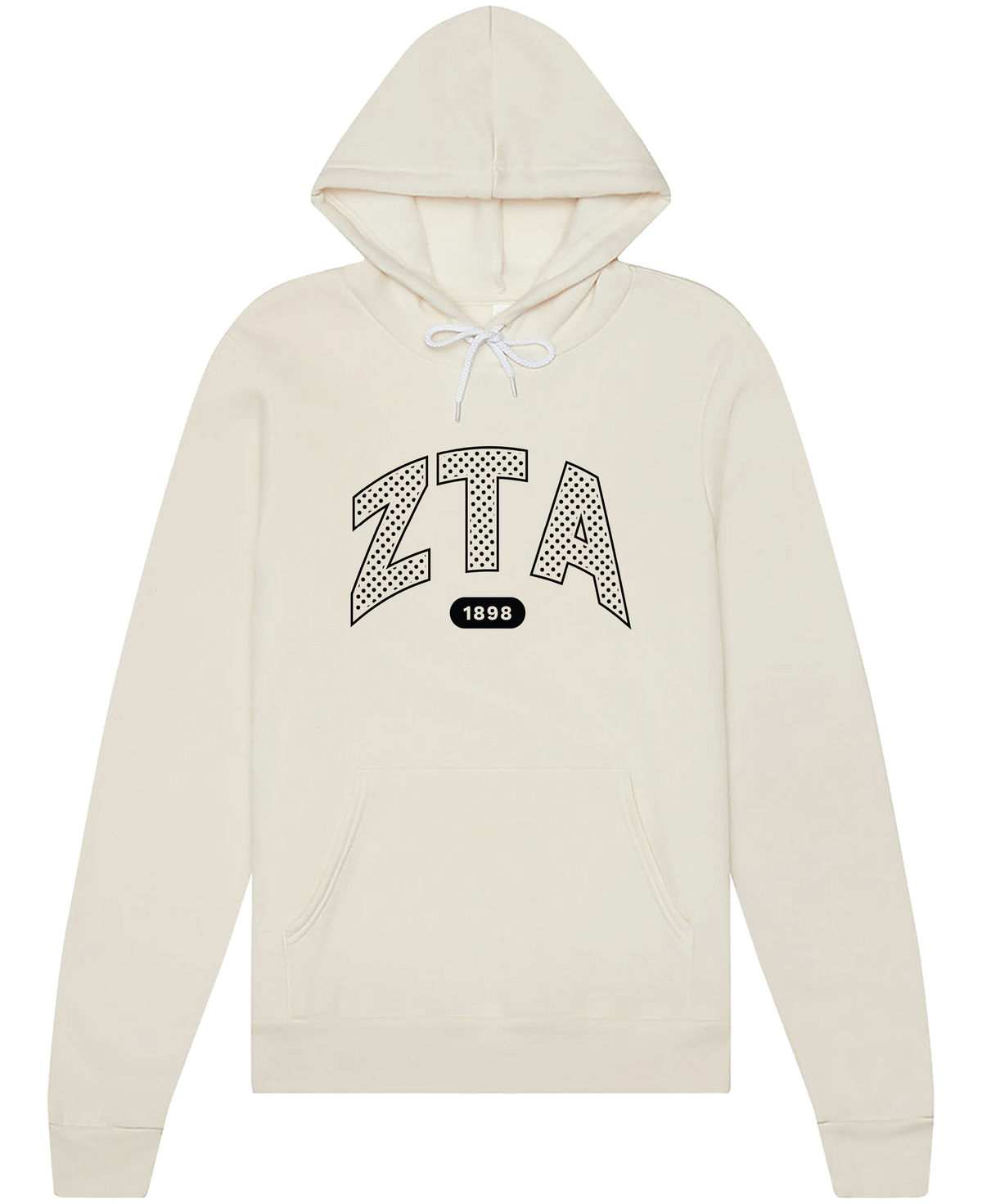 Zeta Tau Alpha Varsity Polka Dot Hoodie