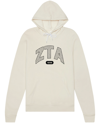 Zeta Tau Alpha Varsity Polka Dot Hoodie