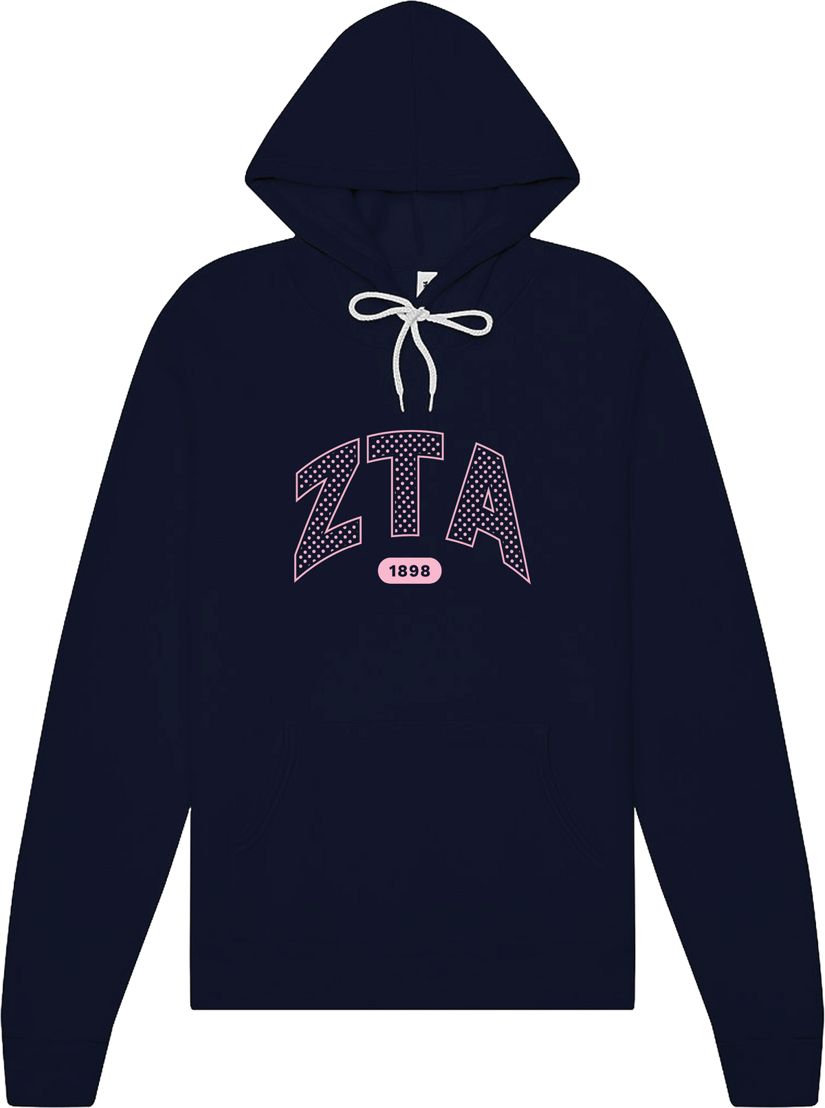 Zeta Tau Alpha Varsity Polka Dot Hoodie