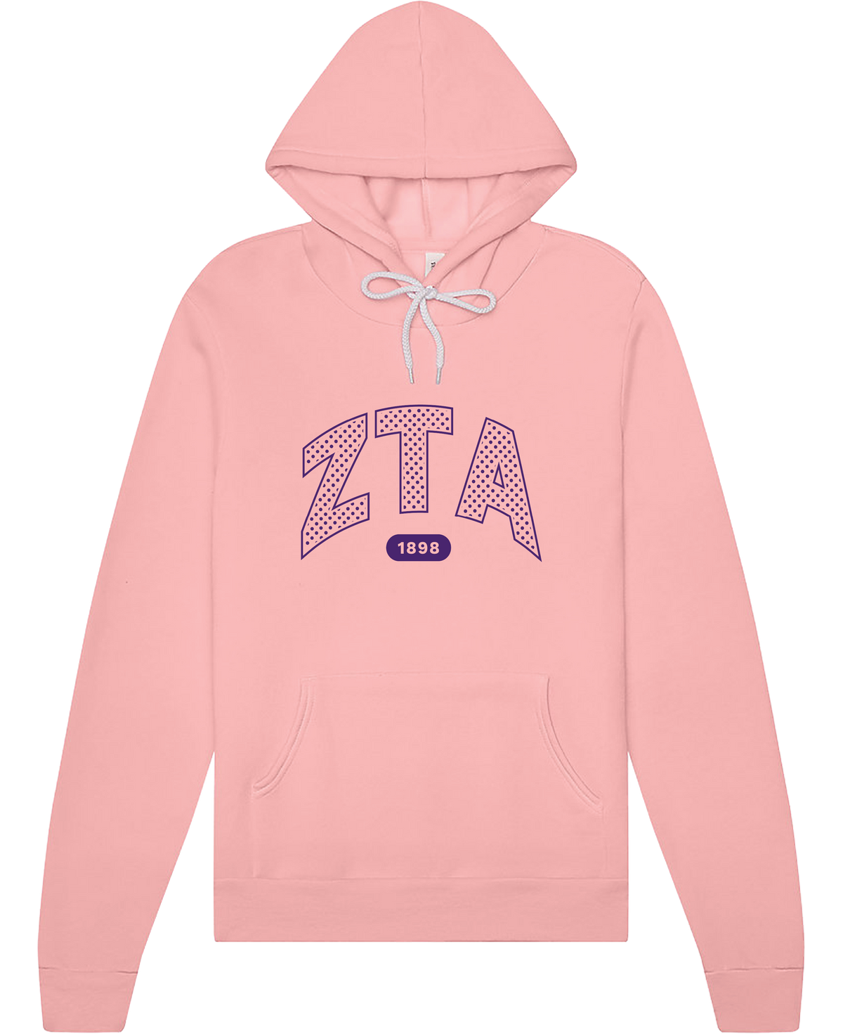 Zeta Tau Alpha Varsity Polka Dot Hoodie
