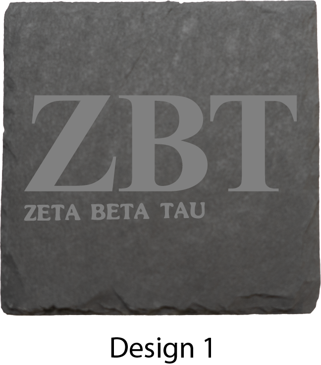 Zeta Beta Tau Stone Coasters - 4-Pack