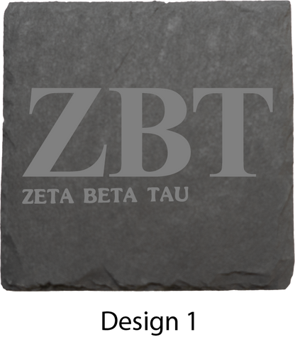 Zeta Beta Tau Stone Coasters - 4-Pack