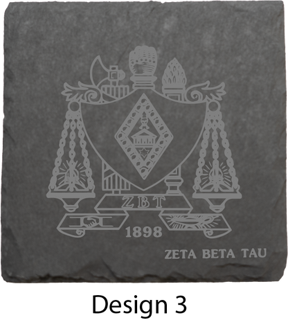 Zeta Beta Tau Stone Coasters - 4-Pack