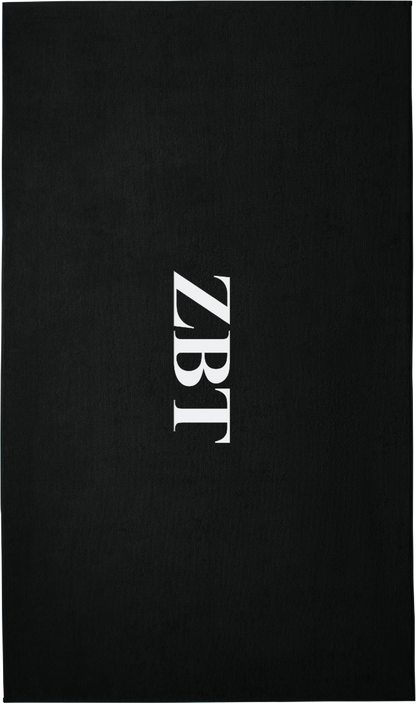 Zeta Beta Tau Lettered Beach Towels
