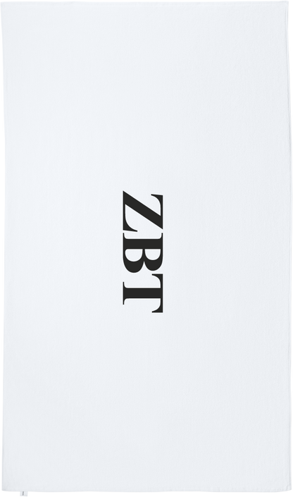 Zeta Beta Tau Lettered Beach Towels