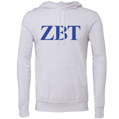 Zeta Beta Tau Lettered Hooded Sweatshirts