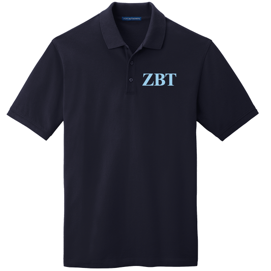 Zeta Beta Tau Men's Embroidered Polo Shirt