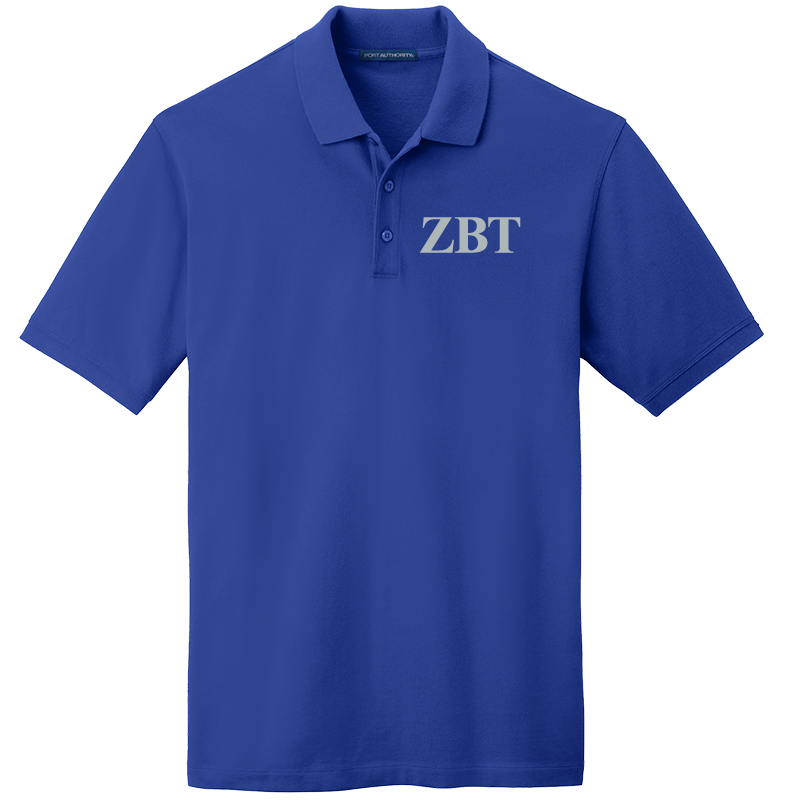 Zeta Beta Tau Men's Embroidered Polo Shirt