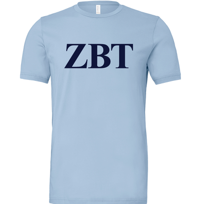 Zeta Beta Tau Lettered Short Sleeve T-Shirts