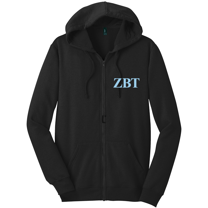 Zeta Beta Tau Zip-Up Hooded Sweatshirts