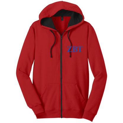 Zeta Beta Tau Zip-Up Hooded Sweatshirts