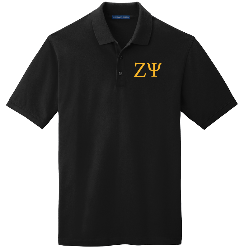 Zeta Psi Men's Embroidered Polo Shirt