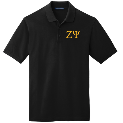 Zeta Psi Men's Embroidered Polo Shirt