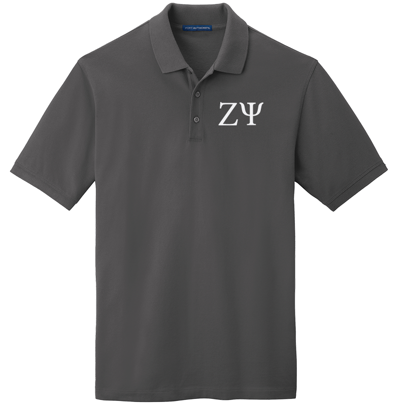 Zeta Psi Men's Embroidered Polo Shirt