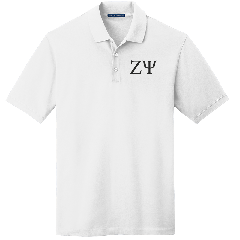 Zeta Psi Men's Embroidered Polo Shirt