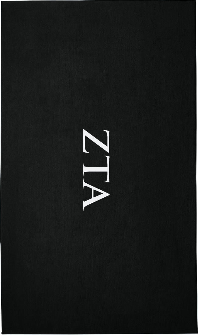 Zeta Tau Alpha Lettered Beach Towels