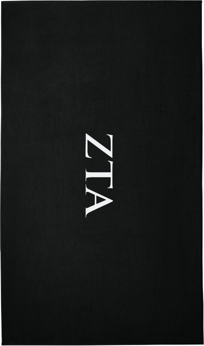 Zeta Tau Alpha Lettered Beach Towels
