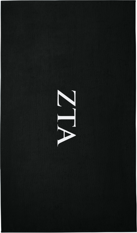 Zeta Tau Alpha Lettered Beach Towels